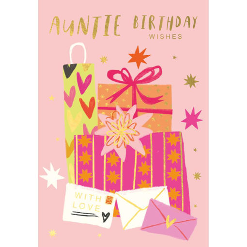 Picture of AUNTIE BIRTHDAY WISHES CARD
